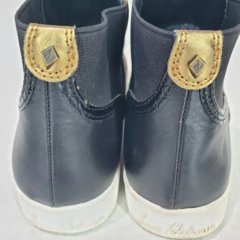SAM EDELMAN MARGOT High Top Slip On Sneaker Shoe Dyed Real Cow Fur Leopard Print - Picture 7 of 14